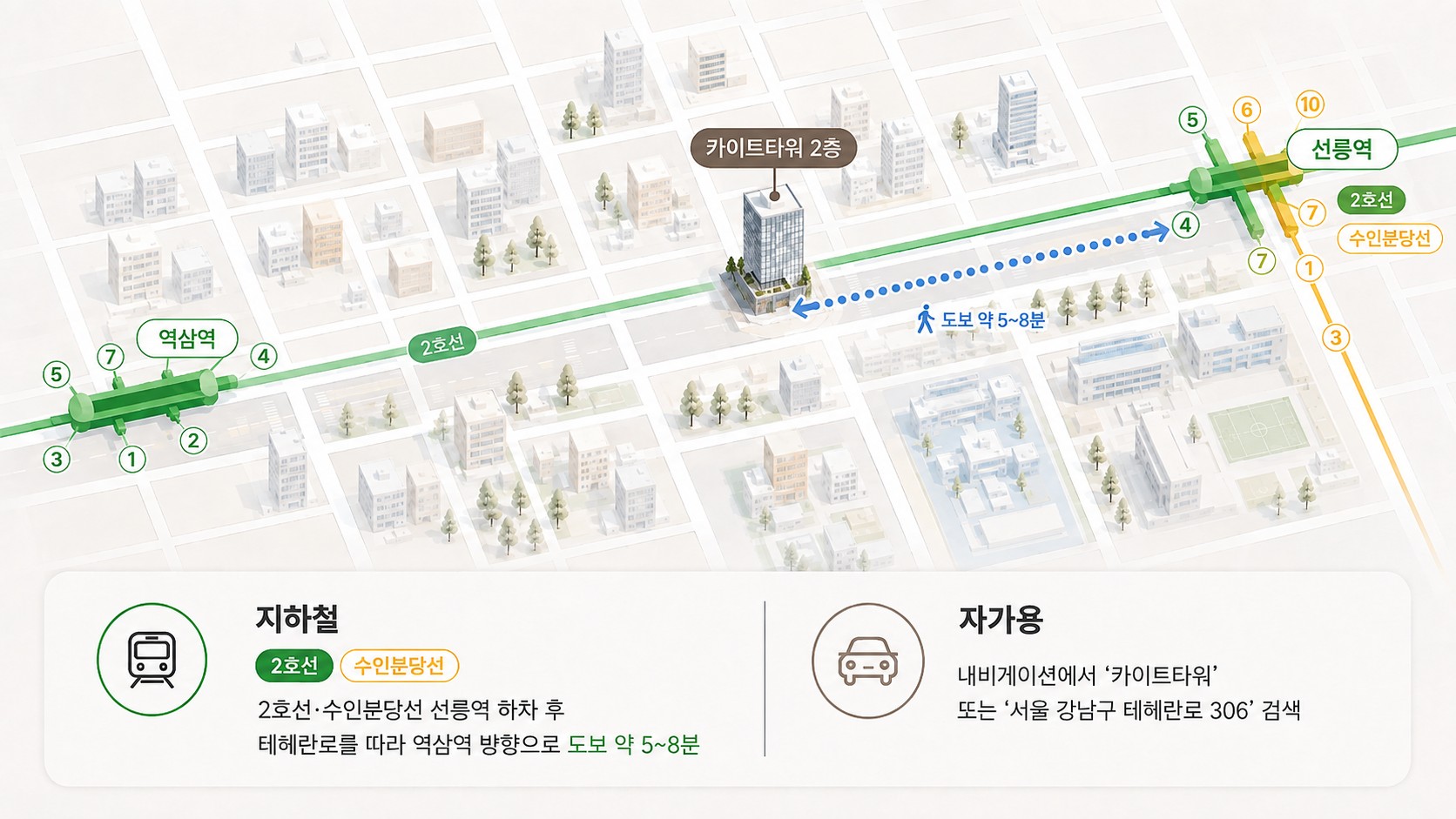 SMPMC 본사 위치 안내도